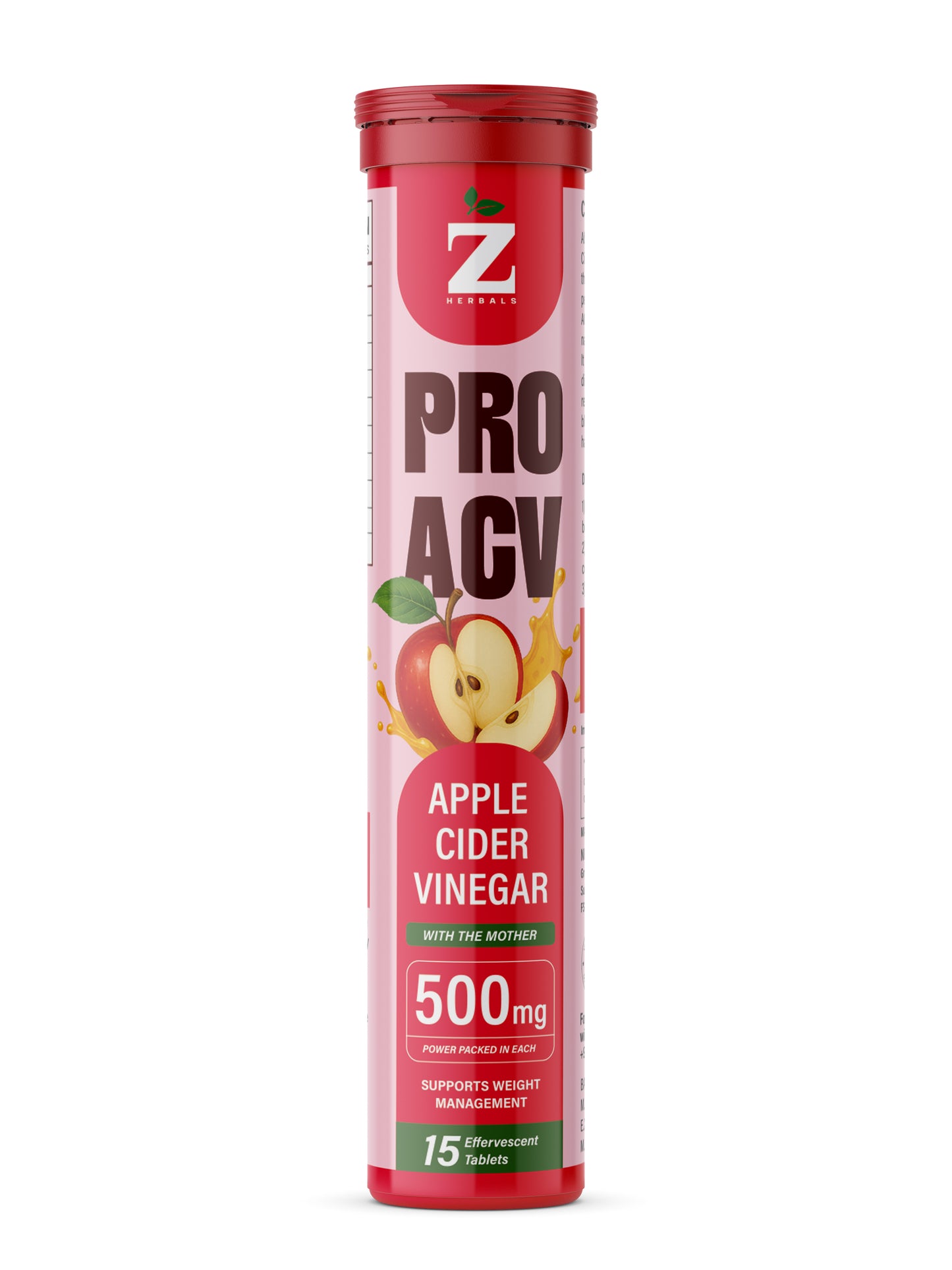 PRO ACV Moringa Effervescent Tablets 500mg | 15 Tablets