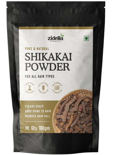Zidella Herbals Pure & Natural Shikakai Powder - 100g